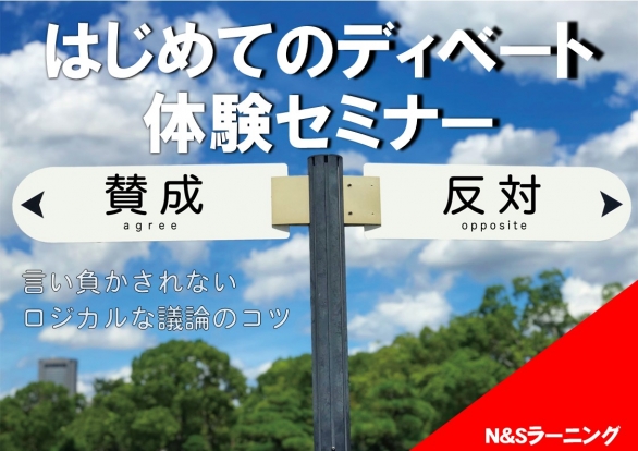 東京 はじめてのディベート体験講座 言い負かされない ロジカルな議論のコツ Twipla