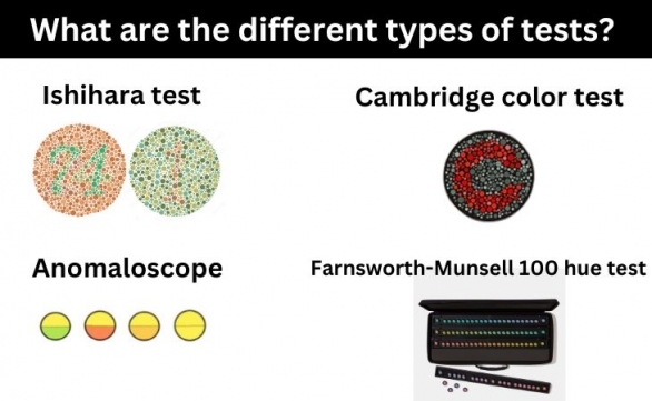 types of color blind test